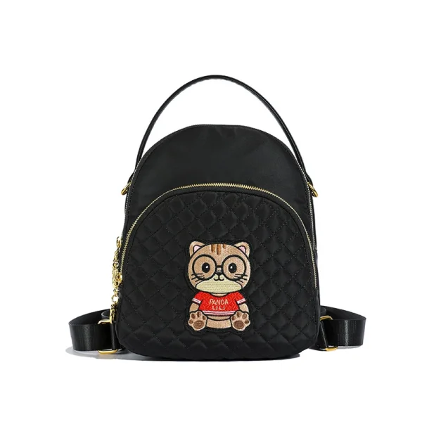 New Style Pure Color Campus Bag Women  Bag  Casual Large Capacity Backpack
